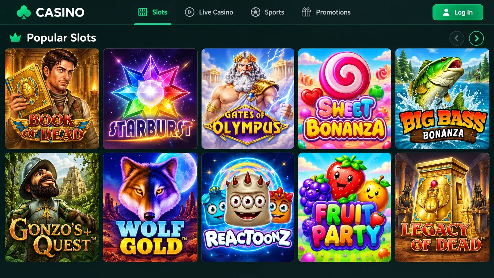 Slot games variety at JumboSpin casino